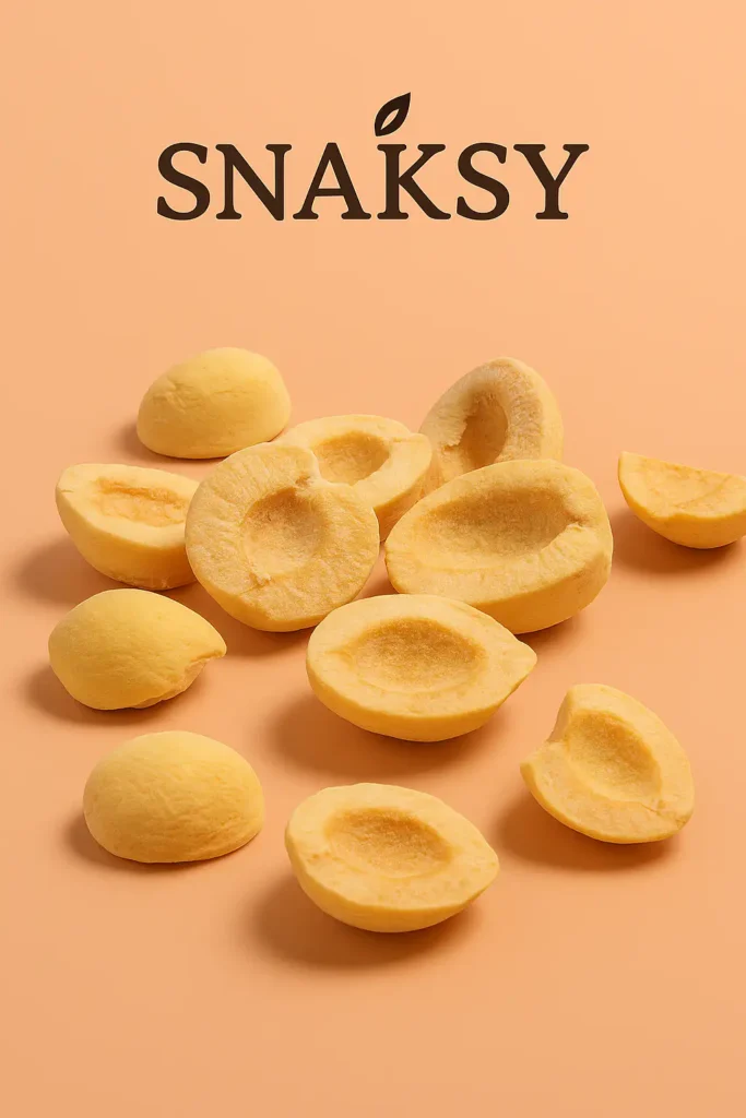 مشمش مجفف بالتبريد من Snacksy طعم طبيعي... فوائد غنية... قوام يذوب في الفم