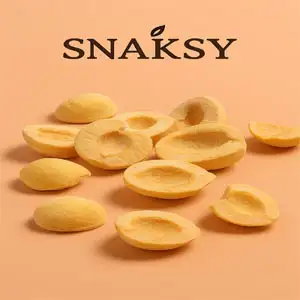 مشمش مجفف بالتبريد من Snacksy طعم طبيعي... فوائد غنية... قوام يذوب في الفم